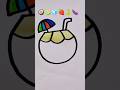 🥥🍋‍🟩🧊🍓🍐🍆satisfying creative art#satisfying #colors #brush #emoji#freefire#art#creative#youtubeshorts