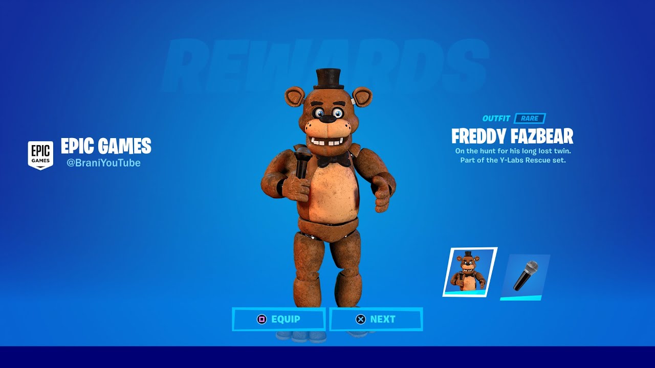 FIRST LOOK AT FIVE NIGHTS AT FREDDYS COLLAB IN #FORTNITE #gaming #fyp