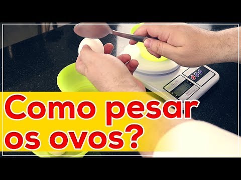 Vídeo: Como Calcular O Peso De Um Ovo Sem Casca, Proteína E Gema