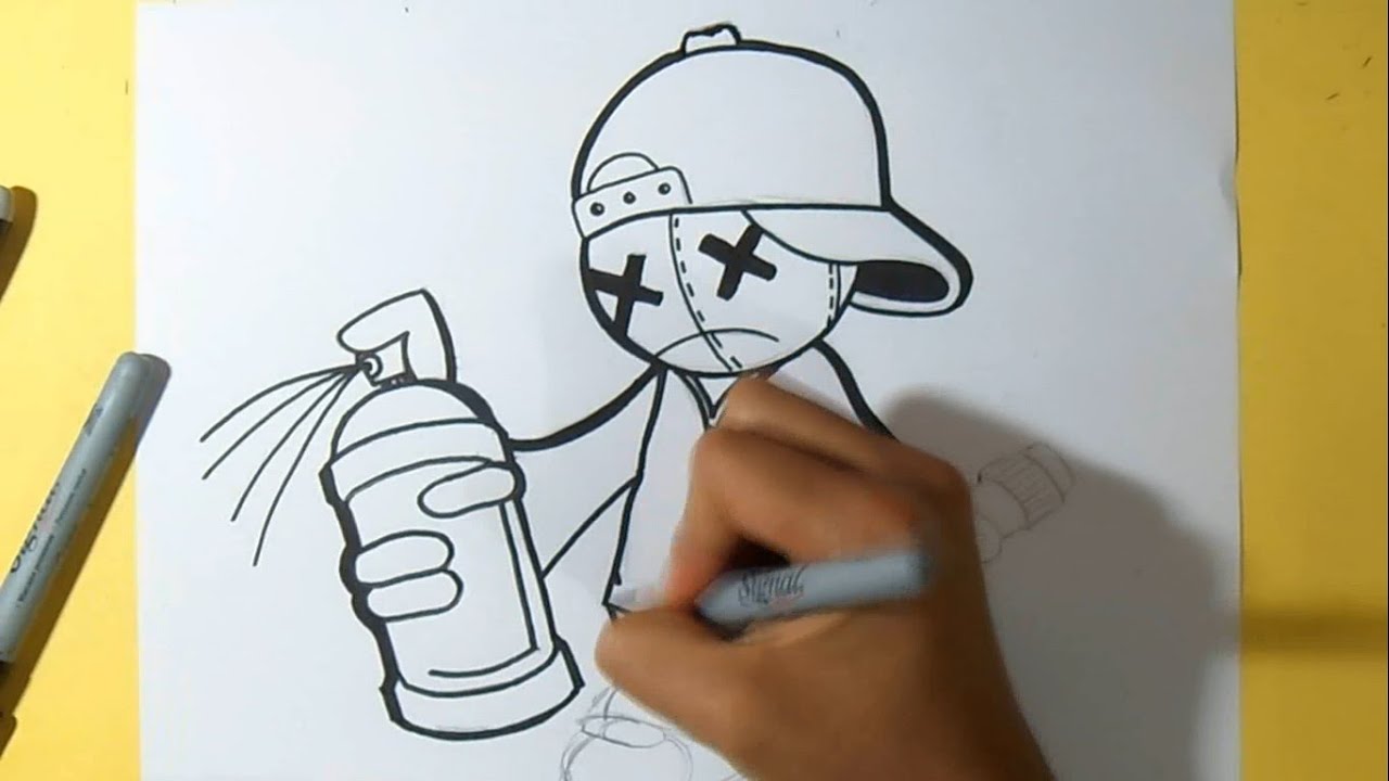 dessin graffiti personnage