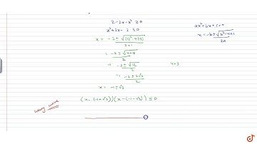Domain of the function `f(x)=sqrt(2-2x-x^2)` is