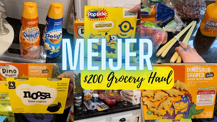 Grocery Haul - First Meijer Haul of 2022!