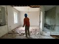 End of walls and ceiling demo timelapse