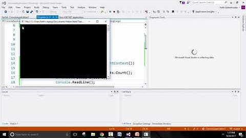 Entity DbContext Console