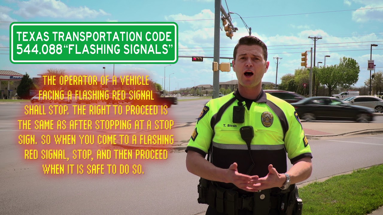 round rock high school Tom's Traffic Tips - Flashing Signals