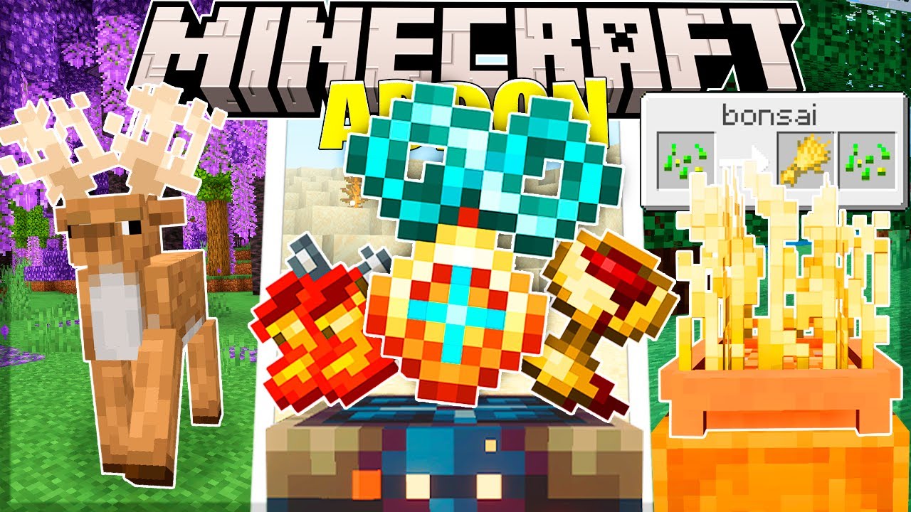 🚀TOP 3 MELHORES ADDONS para o seu MINECRAFT BEDROCK/MCPE + 🚀(1.21+)🚀 ...