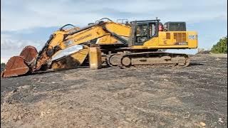 EXCAVATOR KELAS 100TON BESAR SEKALI KAWAN #automobile #alatberatterbesar #excavator #