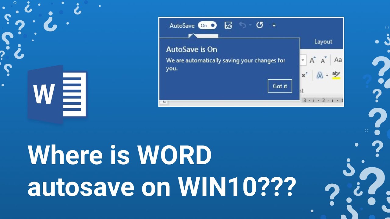 clear ms word 2016 autosave location