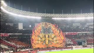 Tifo The Jak Mania untuk Persija Jakarta di HUT ke-97 Tahun Melawan Saudara PSIM Jogjakarta