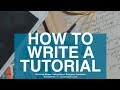 How to write a tutorial and teach someone how to use your app, Christine Bower