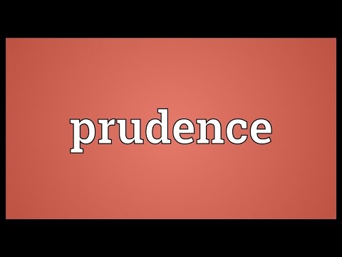 Prudence Meaning