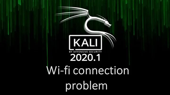Wi-fi Connection Problem in Kali Linux (Solved) [Dual Booted system]