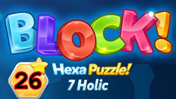 BLOCK! Hexa Puzzle! 7 Holic Level 26 (Rotate) - Lösung Solution Walkthrough