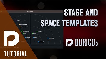 Stage and Space templates | Dorico 5