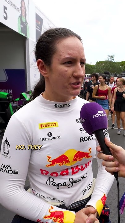 Abbi is out here asking the real questions, and confusing Alisha in the process 😂 #F1Academy