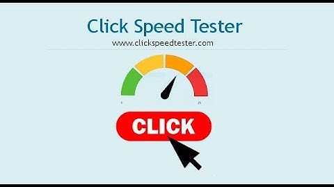 Click Speed Test - Check How Fast You can Click with Kohi Click Test