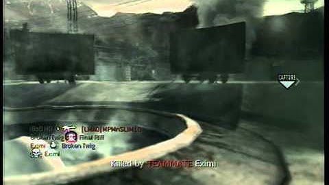 Best Team Kill on Cod4 Ever