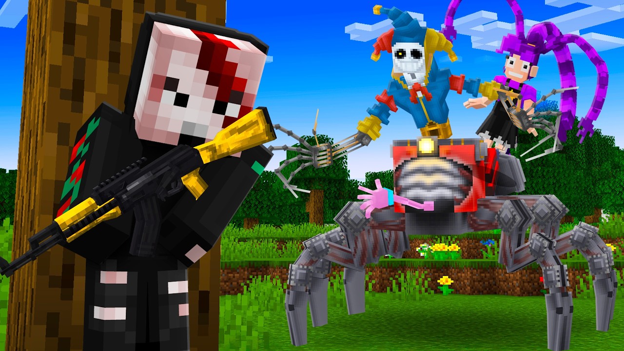 Usé Armas vs Poppy Playtime 5 en Minecraft