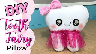 CUTE TOOTH FAIRY PILLOW WITH POCKET TUTORIAL