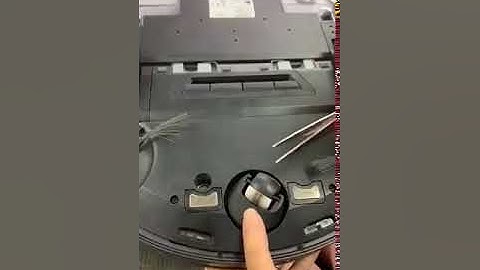 Removing the front wheel on a Deebot Vacuum