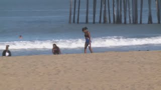 Rip currents at Oceanfront following Hurricane Lee