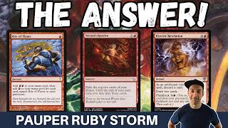 THIS IS EPIC! Pauper Ruby Storm is on FIRE with this new deckbuilding tweak using Rite of Flame!