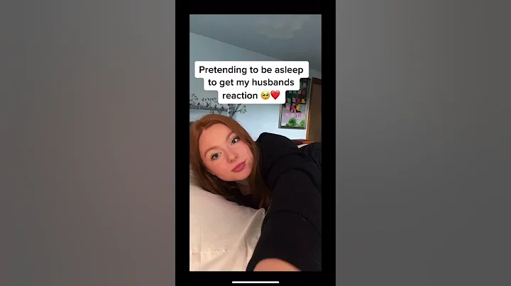 PRETENDING TO BE ASLEEP TO GET MY HUSBANDS REACTION 😭❤️ #shorts #couple #love #god #sweet #viral - DayDayNews