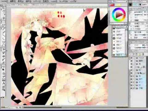 Illuststudioメイキング 水彩ブラシを使用した水彩風のイラスト Youtube