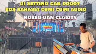 Wow box rahasia cumi cumi audio horeg dan gler di setting cak dodot cek sound adella