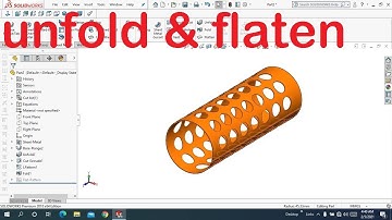 solid work sheet metal tutorial | fold | unfold  | flatten
