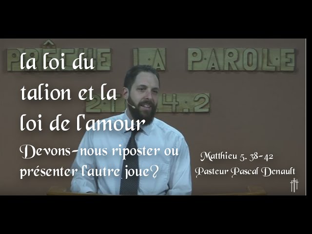 34 La Loi Du Talion Et La Loi De L Amour Riposter Ou Presenter L Autre Joue Mt 5 38 42 Youtube 34 La Loi Du Talion Et La Loi De L Amour Riposter Ou Presenter L Autre Joue Mt 5 38 42 Youtube