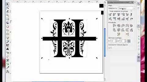 Inkscape Splitting Monograms