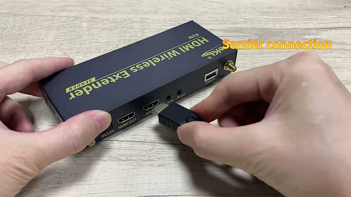 You only need one set of HDMI KVM wireless extender WE200 to remotely control your computer