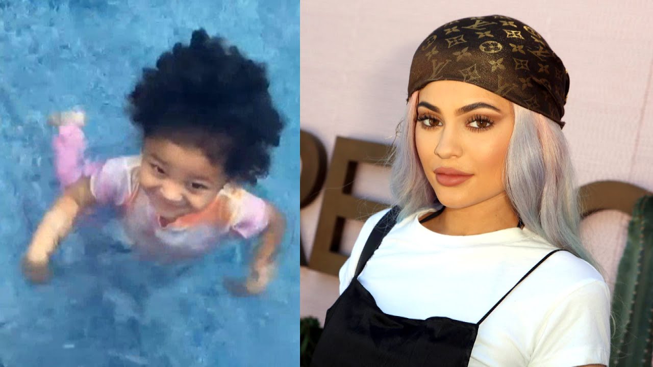 Kylie Jenner’s Daughter Stormi Convinces Her to Go Swimming With Their CLOTHES ON!