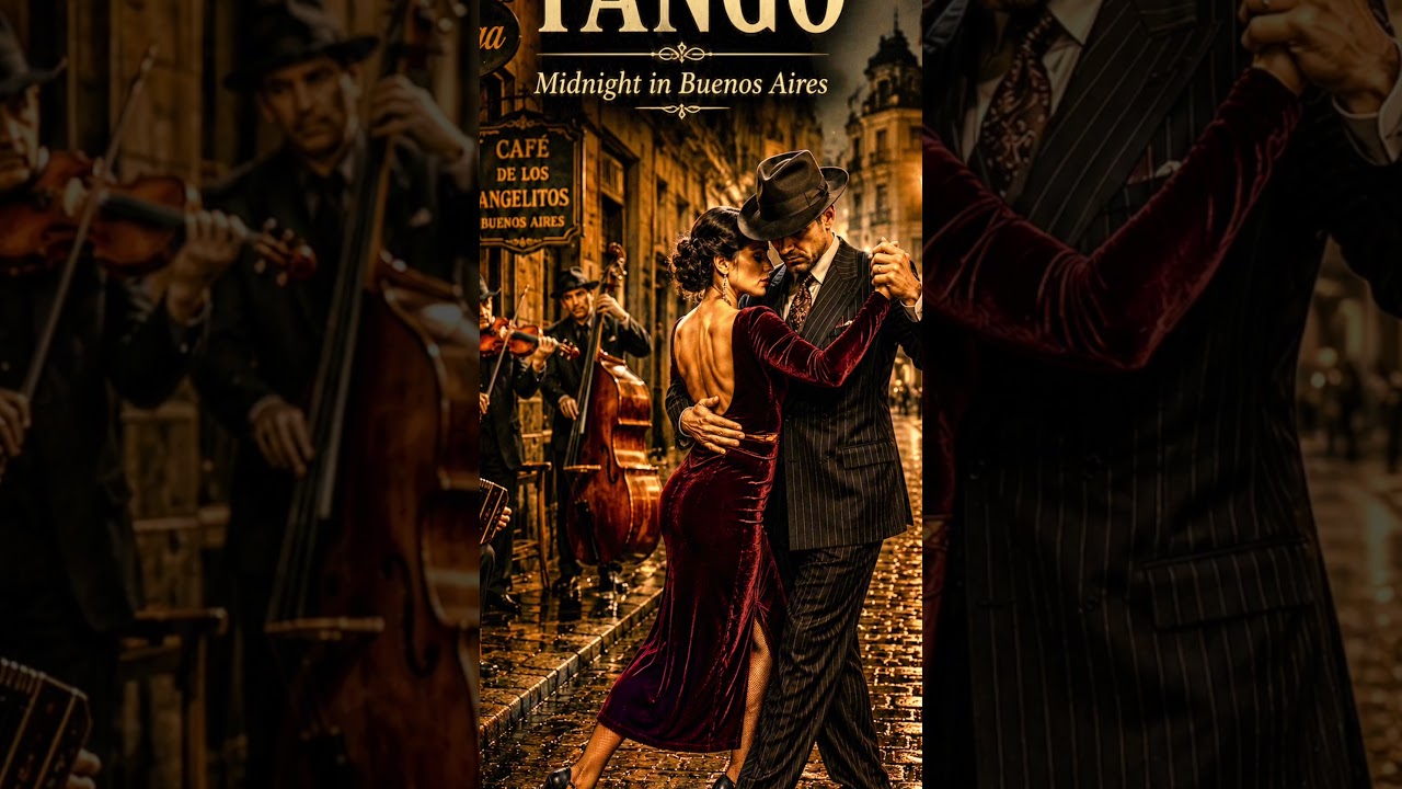 Melancholic Tango in Midnight Buenos Aires 🎻 Midnight Tango Beats