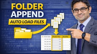 Power BI Append Files From Folder | Auto Combine Multiple Files (Real Project)