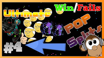 ULTIMATE POPSPLITS!? and PUSHSPLIT... JUST WATCH - Gota.io - Win/Fail Compilation #4