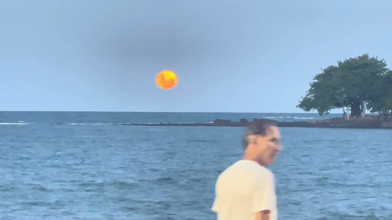 4K Praia do Grant hoje Lua cheia 03/03/2028