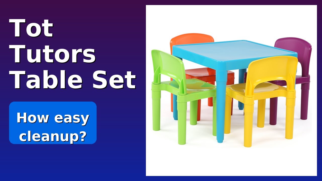 REVIEW (2025): Tot Tutors Table Set. ESSENTIAL details. - YouTube