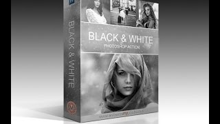 Black & White | Photoshop Action | EnhanceMYphoto.com