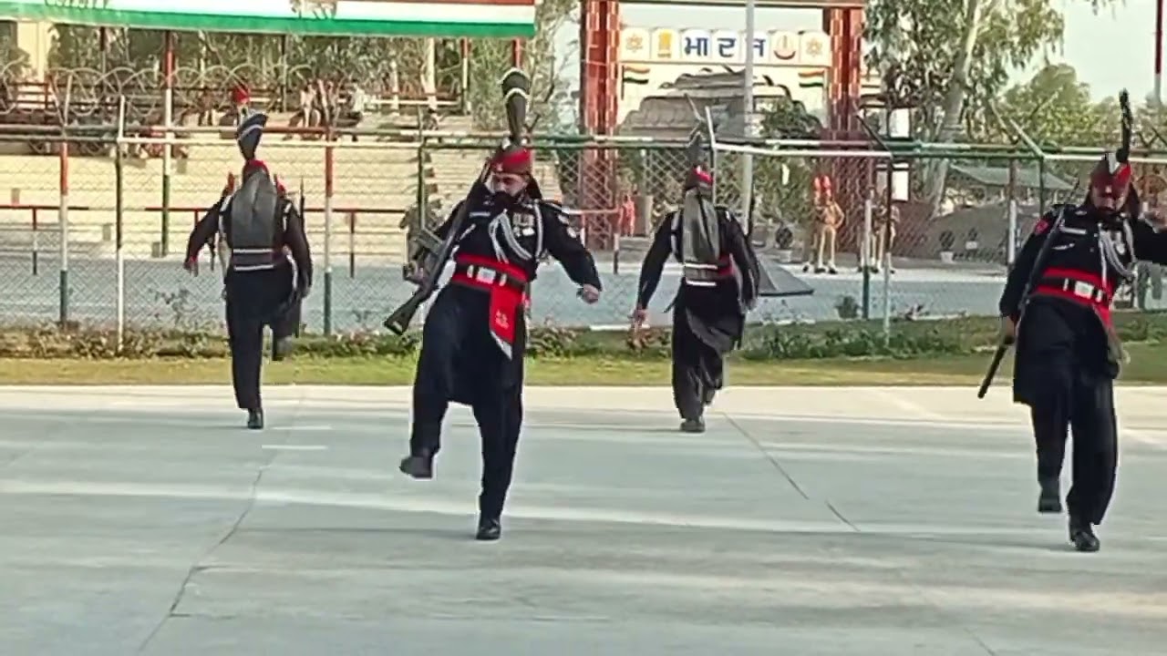 Exciting moments at border 