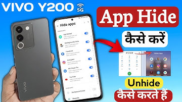 Vivo Y200 App Hide Kaise Kare/How To Hide App In Vivo Y200/Vivo Y200 App Hide #vivoy200apphide