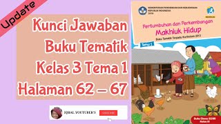 Tema kelas 3 kunci jawaban buku tematik 1 halaman 62 - 67