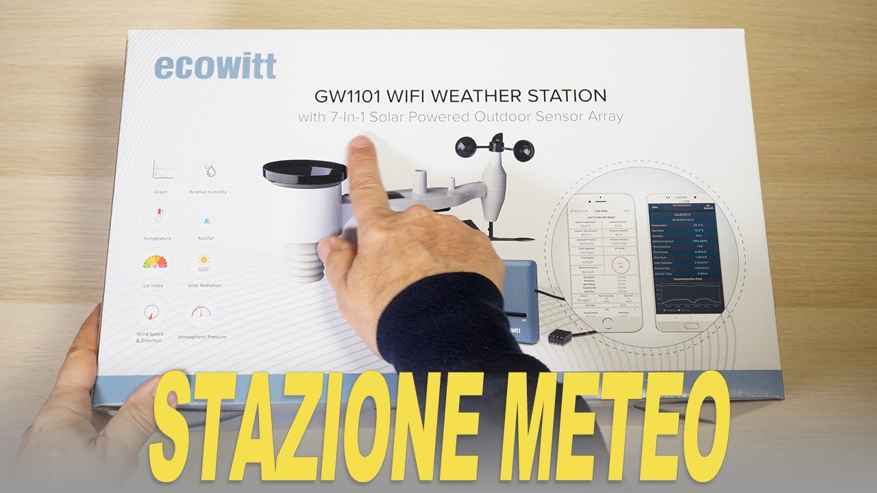 ADE Stazione Meteorologica Con Pluviometro Wireless – Sensore Esterno E Termometro, Calcola Pioggia In Mm, Svezia, Nero