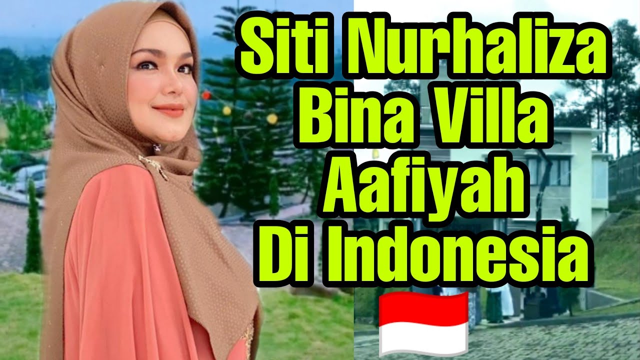 Siti Nurhaliza Bina Teratak Villa Aafiyah berdekatan Madrasah Darul Habib Indonesia 🇮🇩