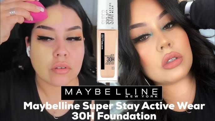 Maybelline Super Stay 30HR ACTIVE WEAR Foundation Review | Shonagh Scott -  YouTube