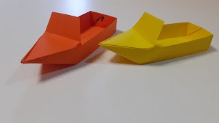 How to Make a Paper Boat | Diy Easy  Paper Speed Boat | Origami Boat | Paper Speed Boat