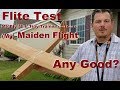 Flite test  mighty mini tiny trainer speed build kit  maiden flight