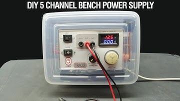 DIY 5 CHANNEL BENCH POWER SUPPLY  WITH CONTINUITY TESTER