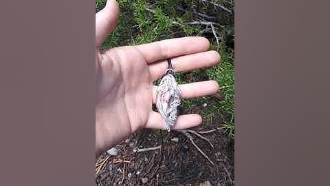 Mexican Fire Opal and Silver LOTR Inspired Wire Wrap Pendent Necklace